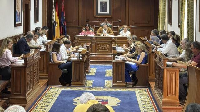 Un momento del pleno de la Corporación de Telde. | LP / DLP