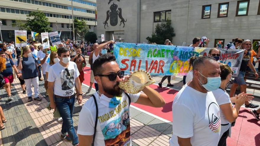 Manifestación contra Chira-Soria