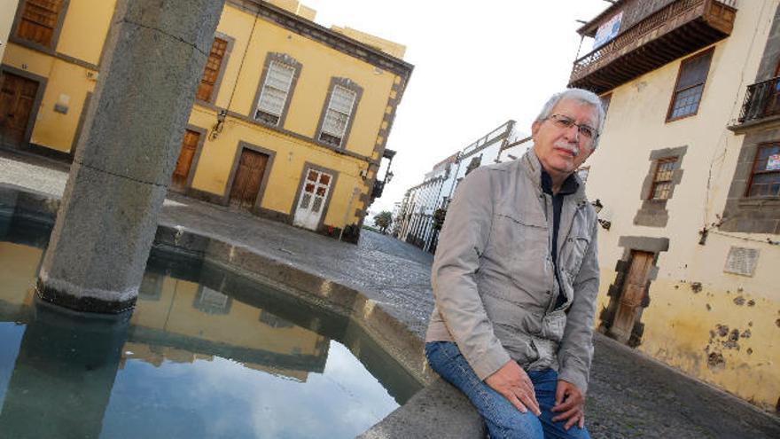 López Sarmiento, en la plaza Espíritu Santo, donde se hacía la fiesta de Venecia.