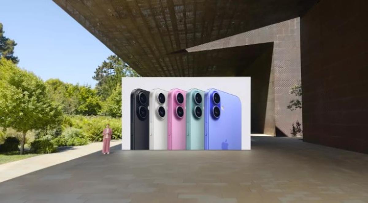 Momento de la presentacion de los nuevos iPhone