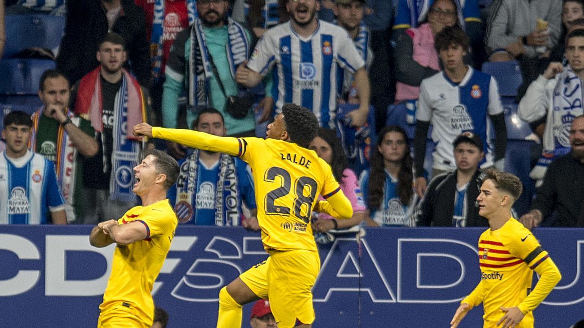 El Barça consigue el título de Liga en el campo del Espanyol