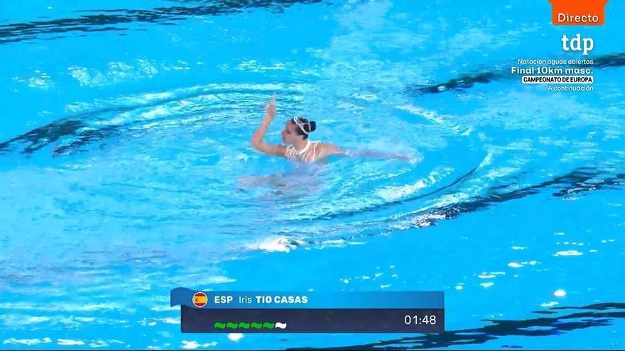 El ejercicio con el que Iris Tió se ha proclamado campeona de Europa en París