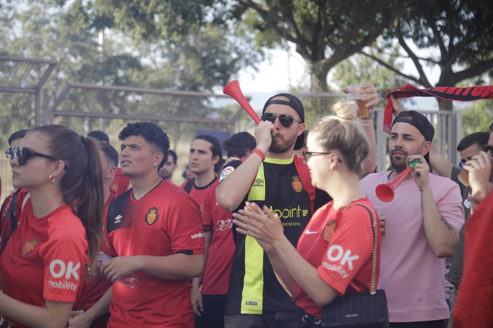 Así están viviendo el partido en el Mallorcafé