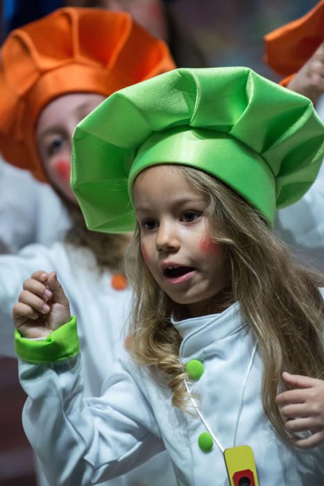 La agrupación infantil 'Con las manos en la masa'.