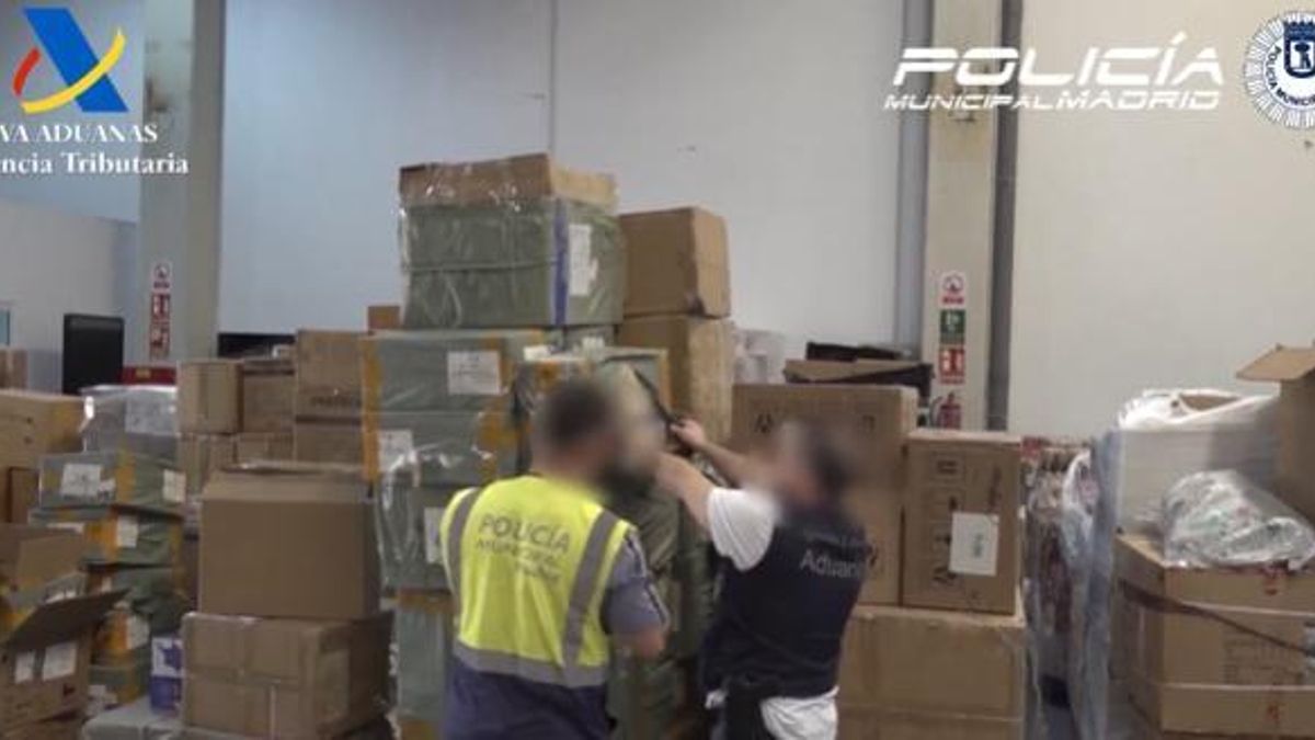 La Policía Municipal de Madrid retira del mercado ocho millones de euros en falsificaciones