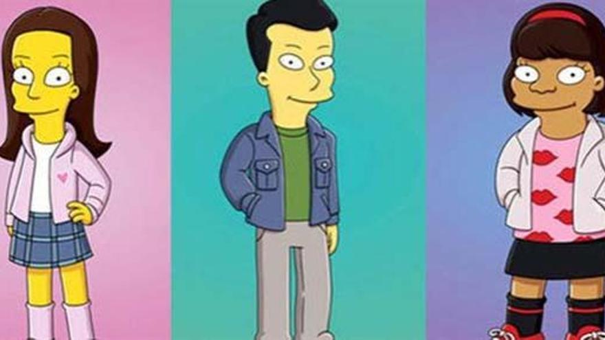 Los protagonistas de Glee, en Los Simpson