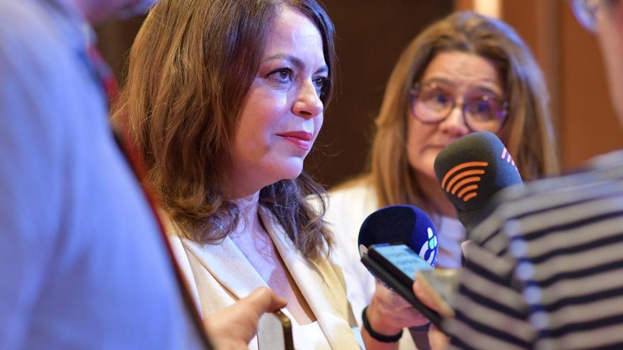 Tamara raya, secretaria general del PSOE de Tenerife, valora el 18 congreso insular que se celebra en San Miguel de Abona