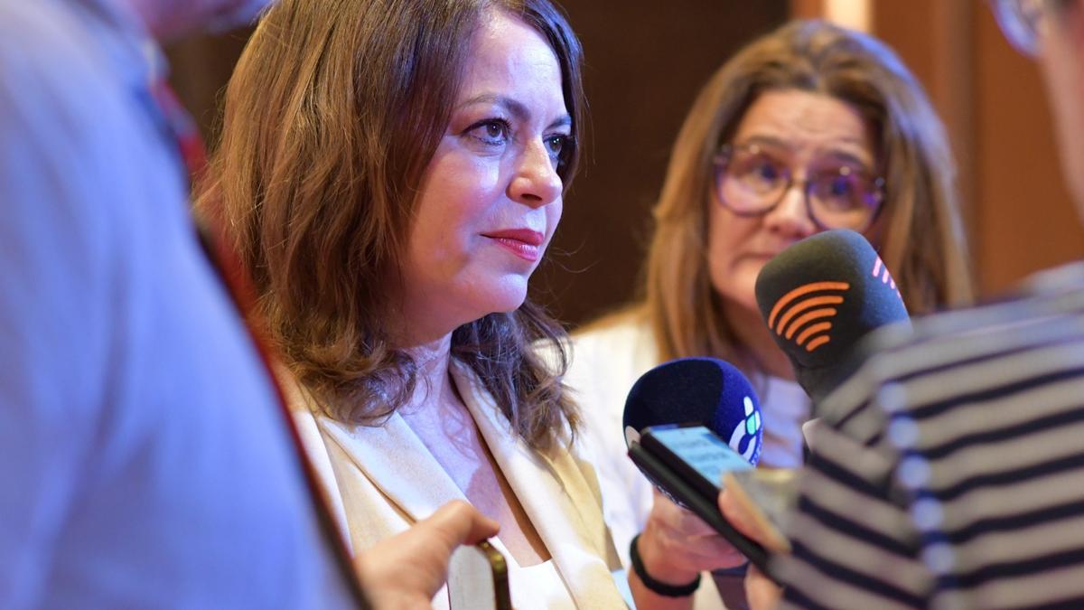 Tamara raya, secretaria general del PSOE de Tenerife, valora el 18 congreso insular que se celebra en San Miguel de Abona