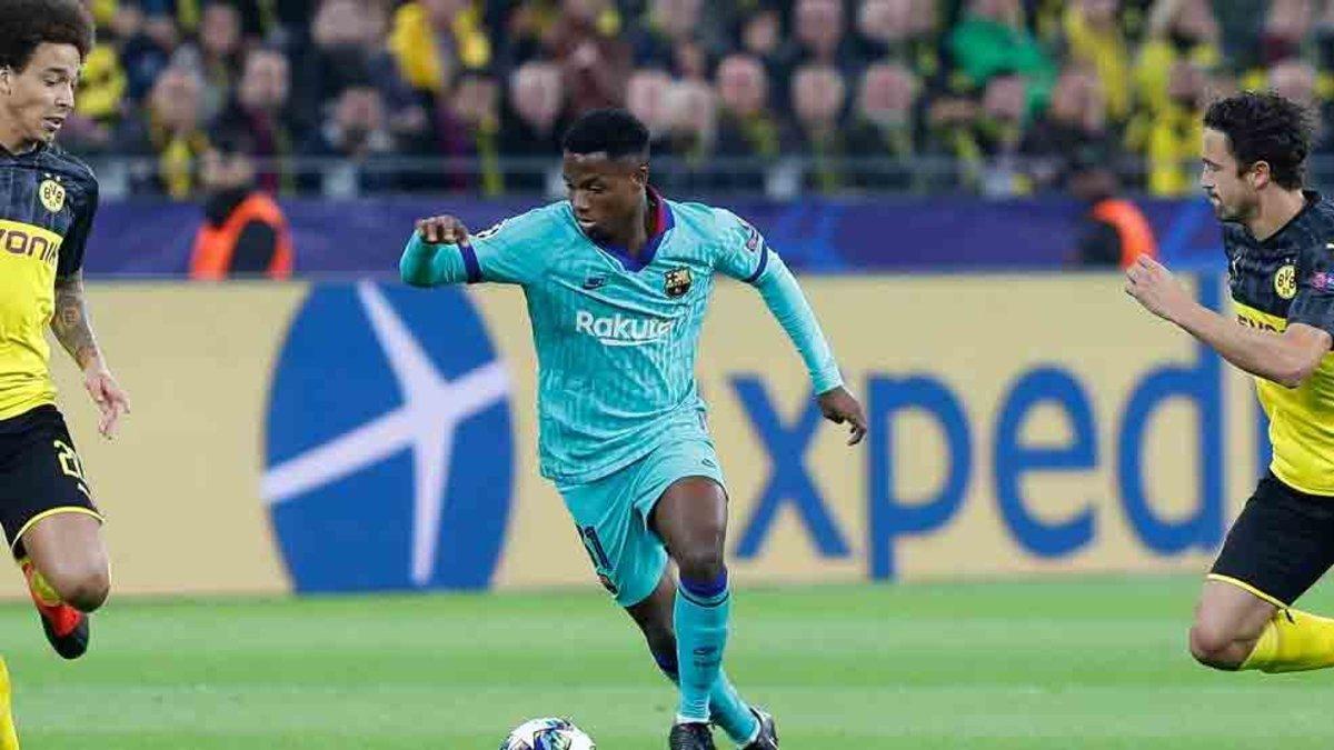 Ansu Fati interesa en el Borussia Dortmund