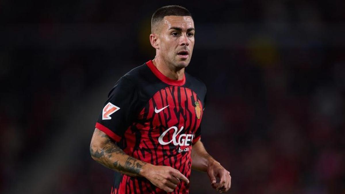 Dani Rodríguez, durante un partido con el Mallorca. |  Agencias