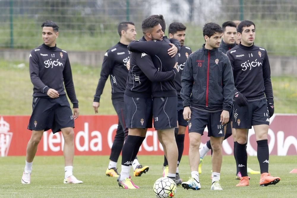 Entrenamiento del Sporting