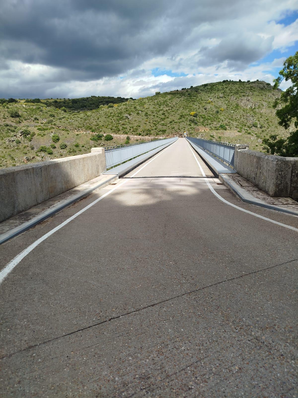 Imagen de la carretera del "Puente Pino"