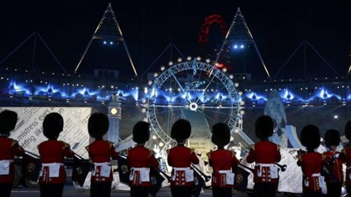 Un momento de la ceremonia de clausura de los Juegos Olímpicos de Londres.