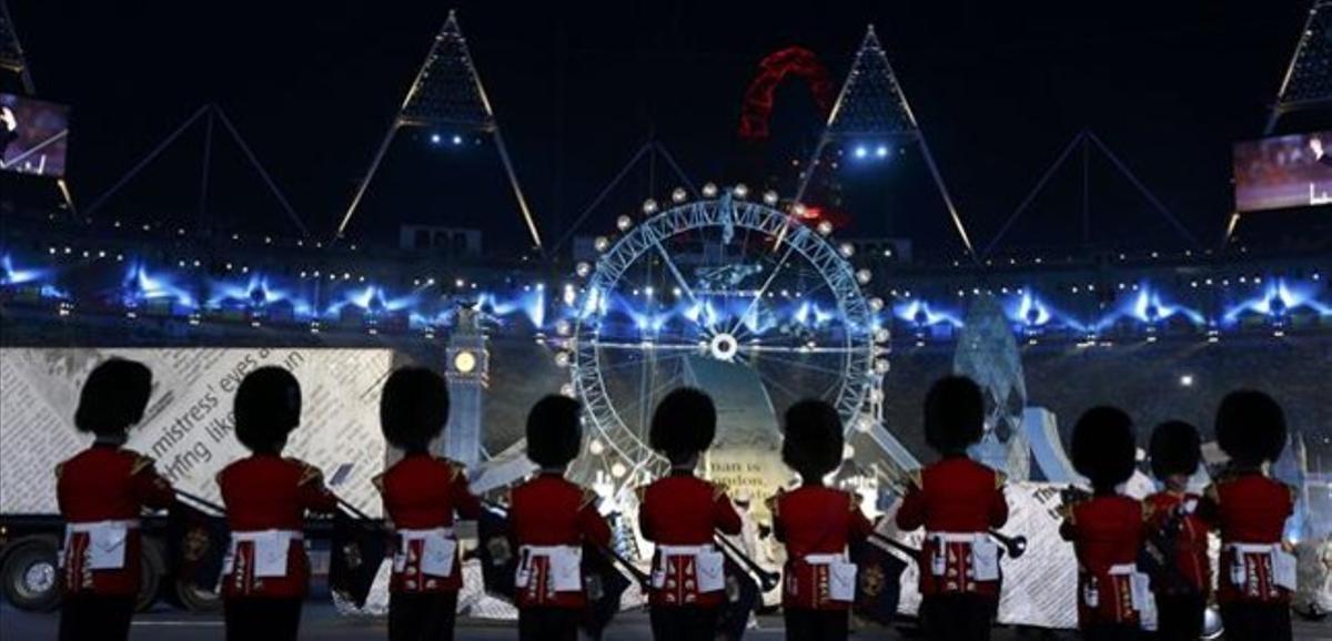 Un moment de la cerimònia de clausura dels Jocs Olímpics de Londres.