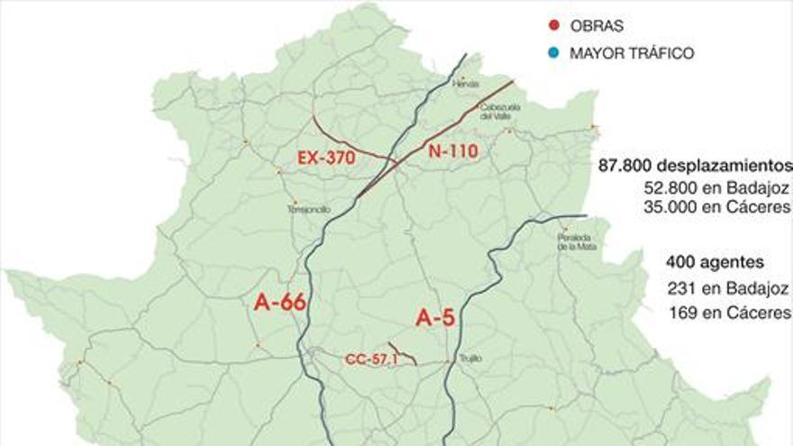 Más de 87.000 desplazamientos en carreteras este fin de semana