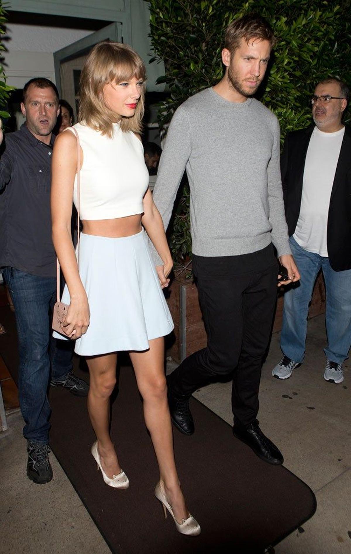 Taylor Swift y Calvin Harris, juntos de la mano