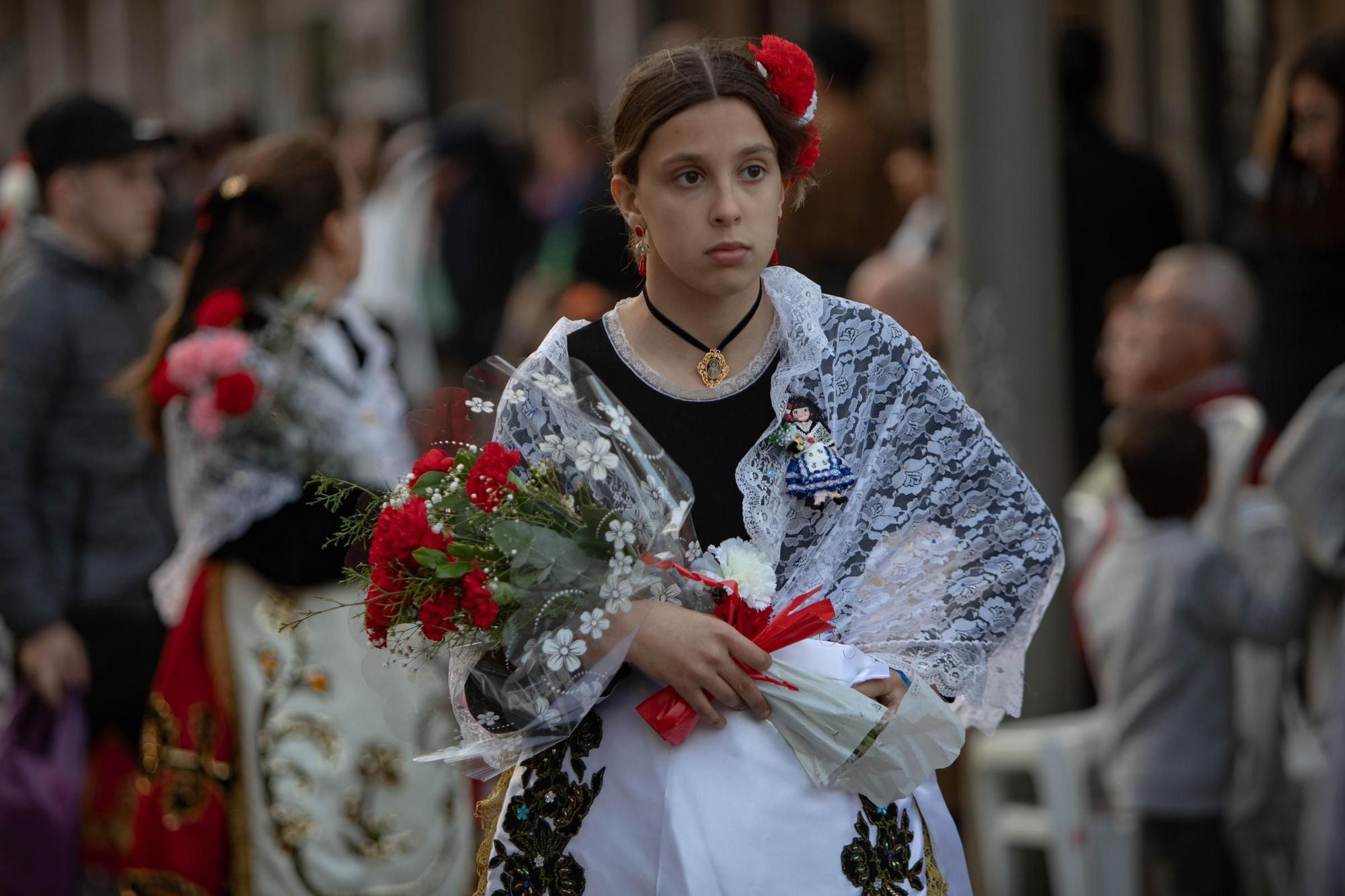 Ofrenda floral a la Virgen de la Caridad en Cartagena