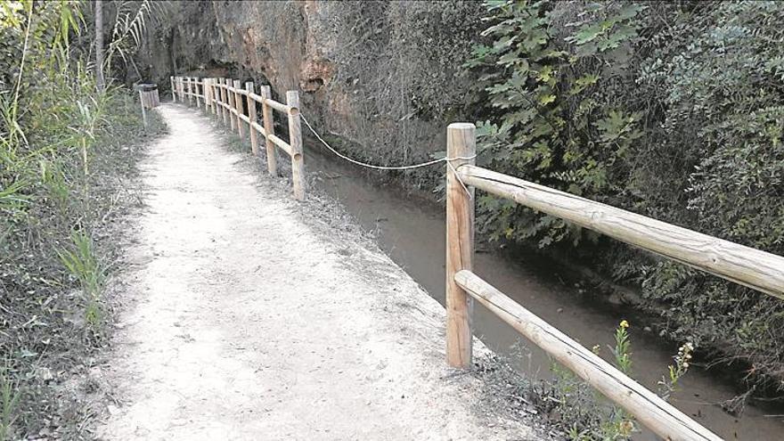 Renuevan elementos de la ruta botánica del Termet