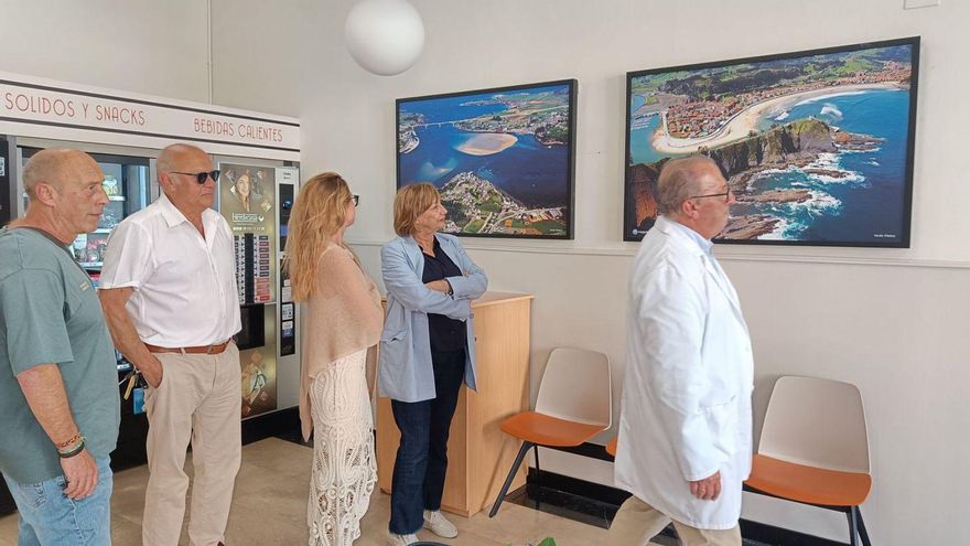 La mirada de Nardo Villaboy ya decora el Hospital de Avilés |