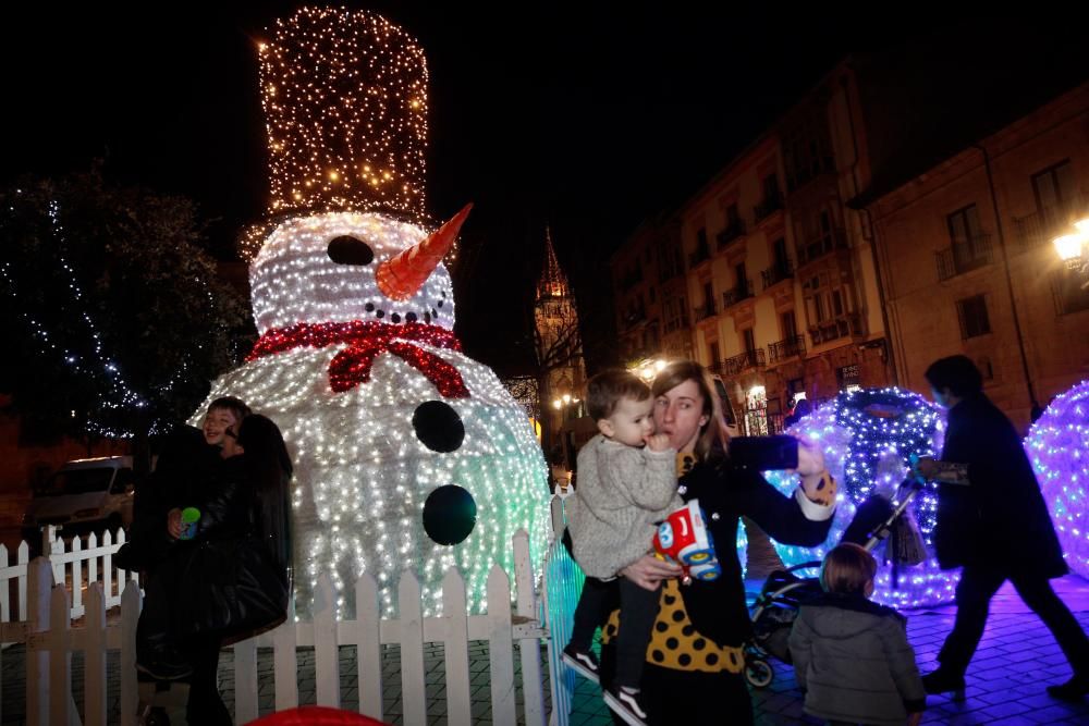 Luces de Navidad en Oviedo