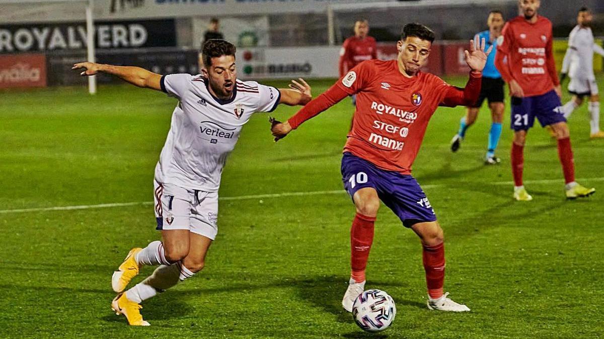 Una imatge de l&#039;Olot - Osasuna de Copa del Rei d&#039;aquest curs.