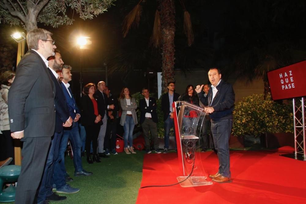 Acto del PSOE en el Muelle Uno