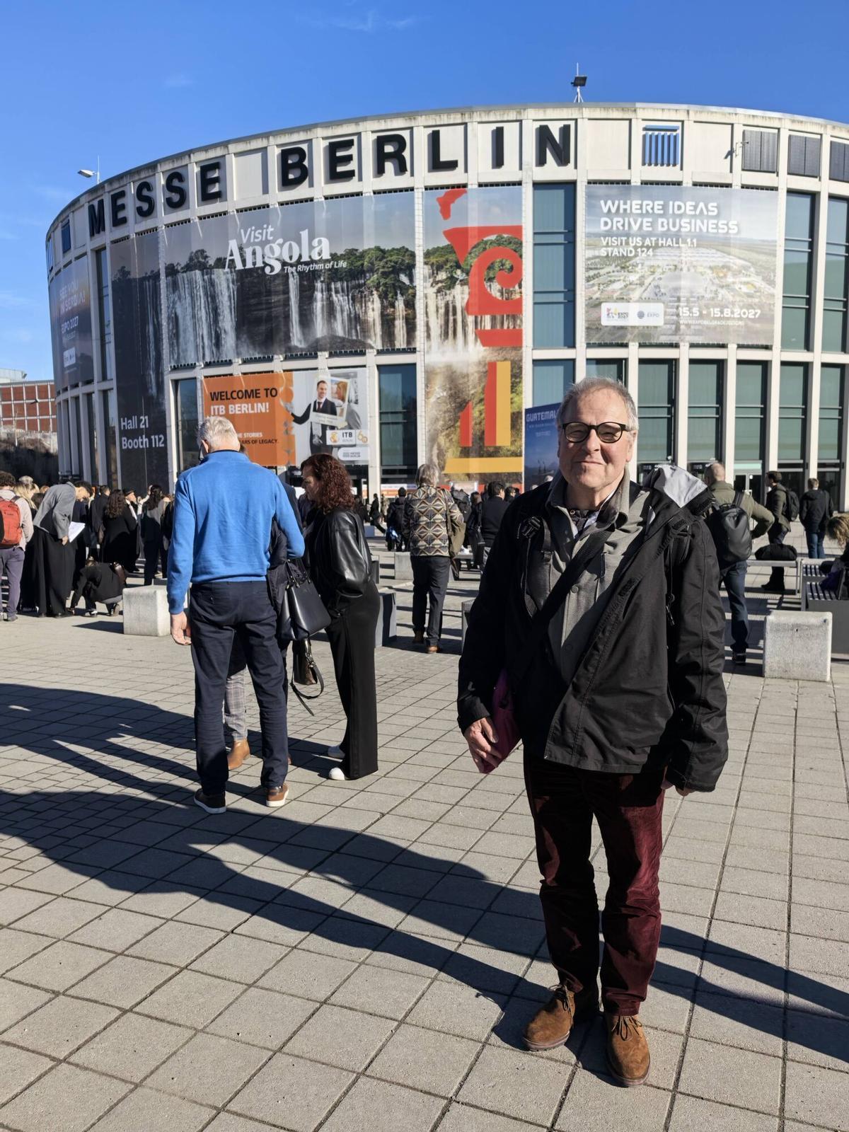 El concejal de Turismo del Ayuntamiento de Zamora, Christoph Strieder,en la feria de Berlín