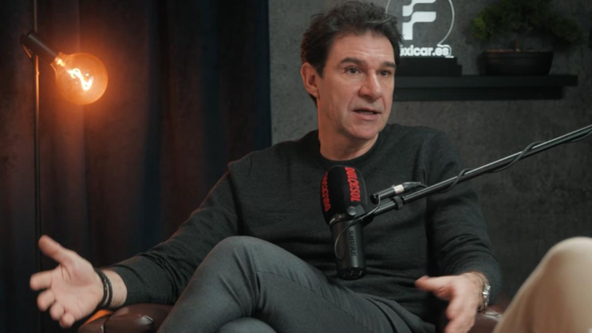 Aitor Karanka en el pódcast de Iker Casillas, 'Bajo los palos'.