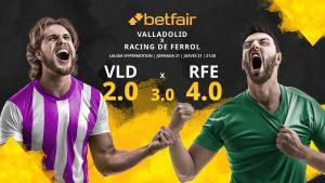 Real Valladolid vs. Racing Club de Ferrol: horario, TV, estadísticas, clasificación y pronósticos