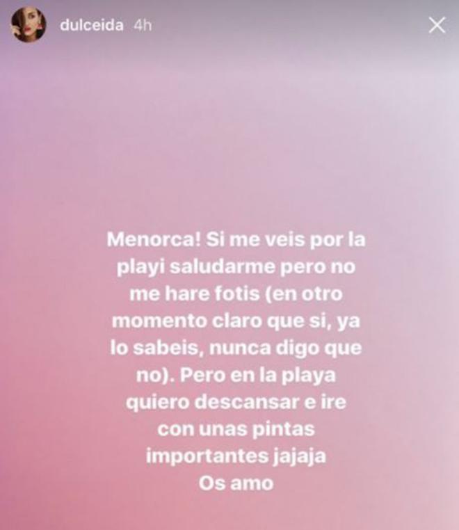 El mensaje de Dulceida en Instagram que ha molestado a sus fans