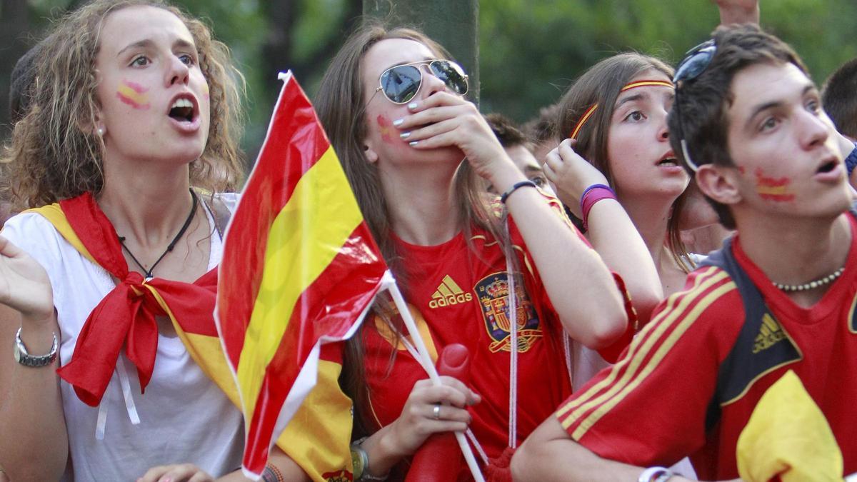 Aficionados a la selección española