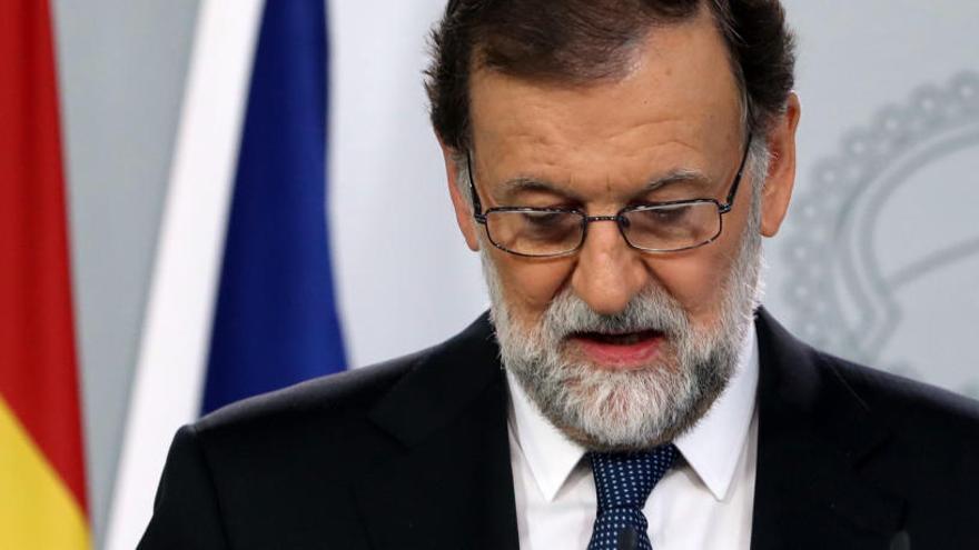 Mariano Rajoy, durant la seva intervenció.