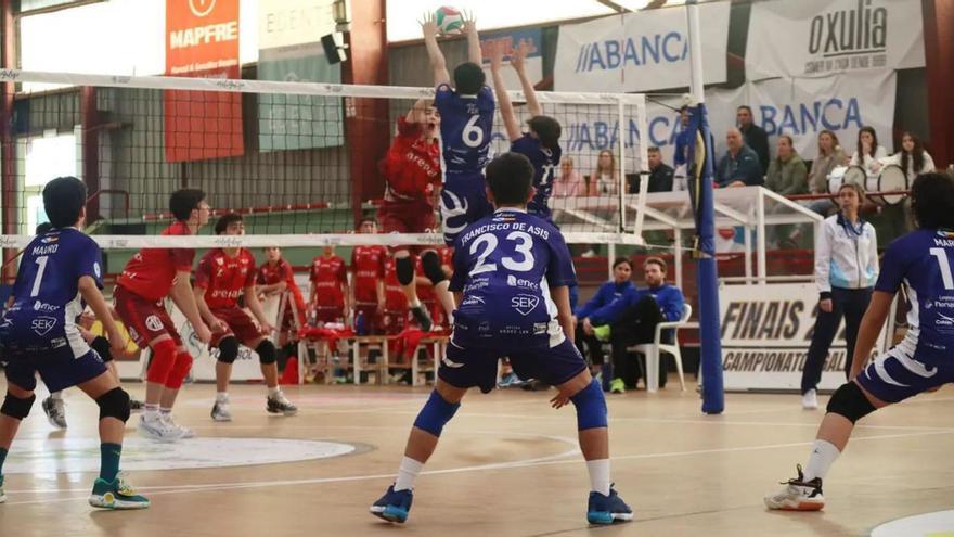 A Estrada acoge las finales gallegas de voleibol