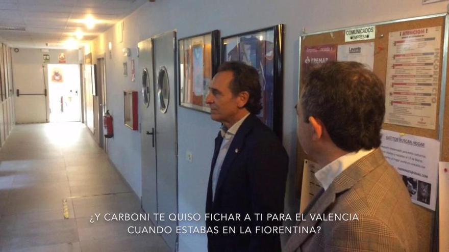 Cesare Prandelli visita la redacción de SUPER