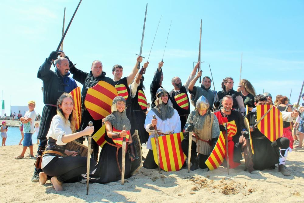 Els soldats del rei Jaume II assalten Empuriabrava