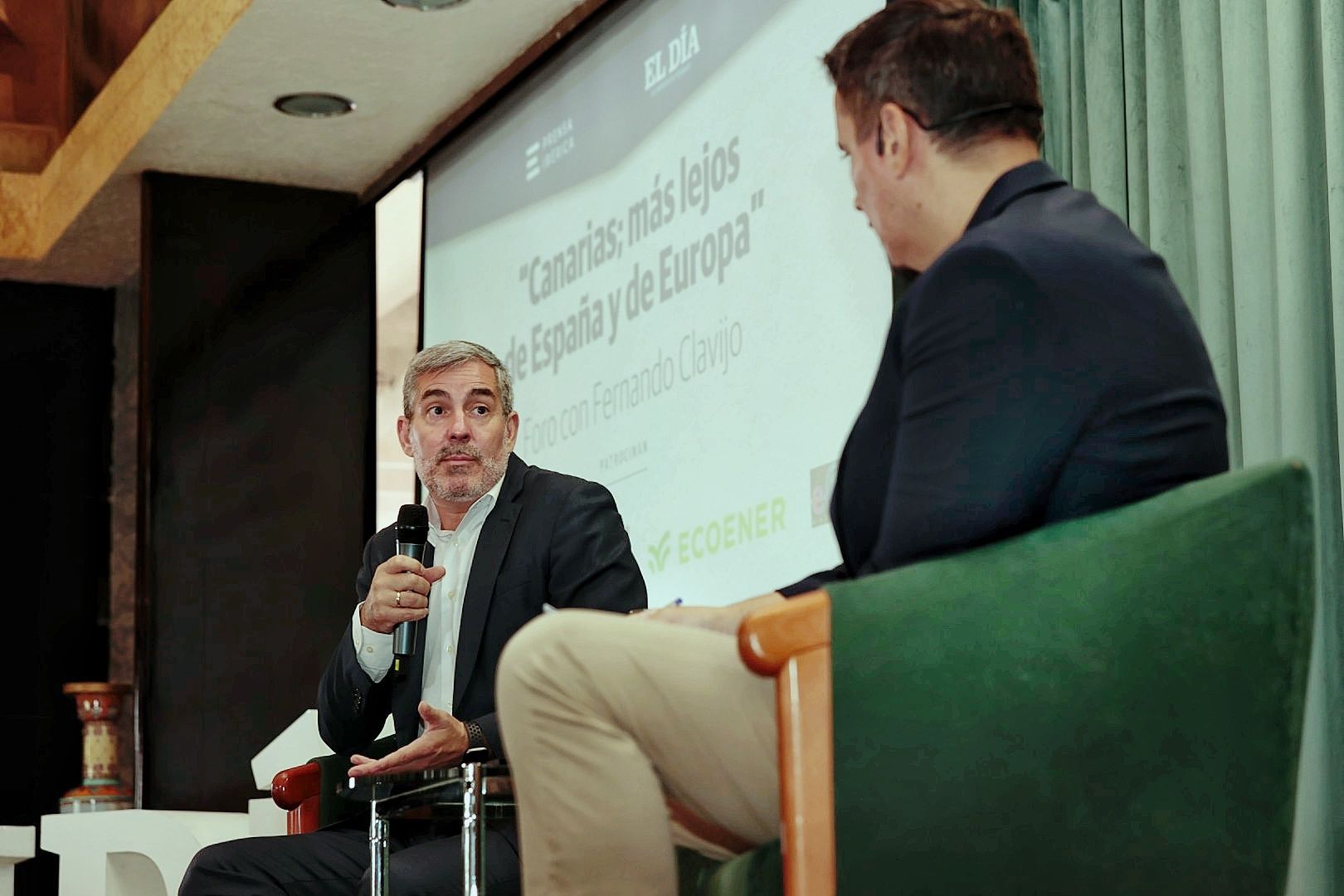 Fernando Clavijo en el Foro de  El Día 'Canarias; más lejos de España y Europa'