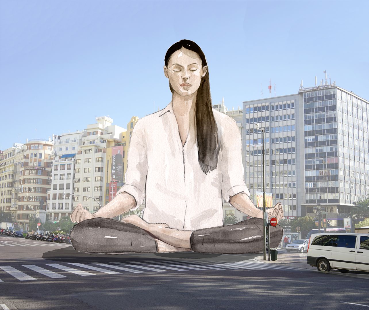 Fallas 2021: La historia gráfica de La Meditadora