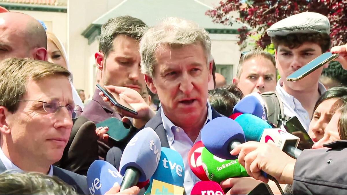 Feijóo dice que el Gobierno tiene más allegados investigados que presupuestos aprobados
