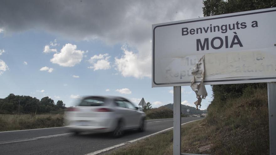 Entrada a Moià |