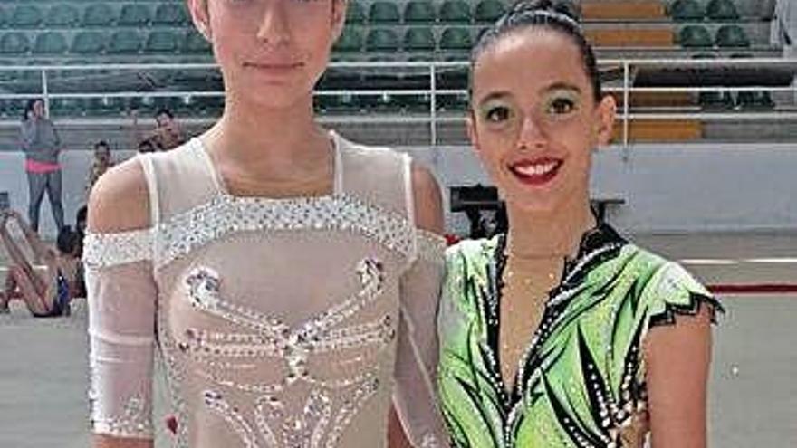 Las gimnastas benaventanas.