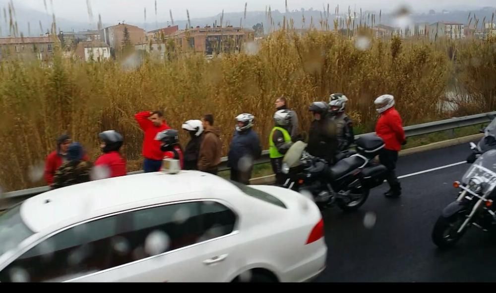 Accident a la C-55, a Sant Vicenç (19 de març)