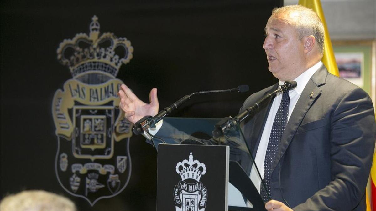 Miguel Ángel Ramírez, presidente de la UD Las Palmas