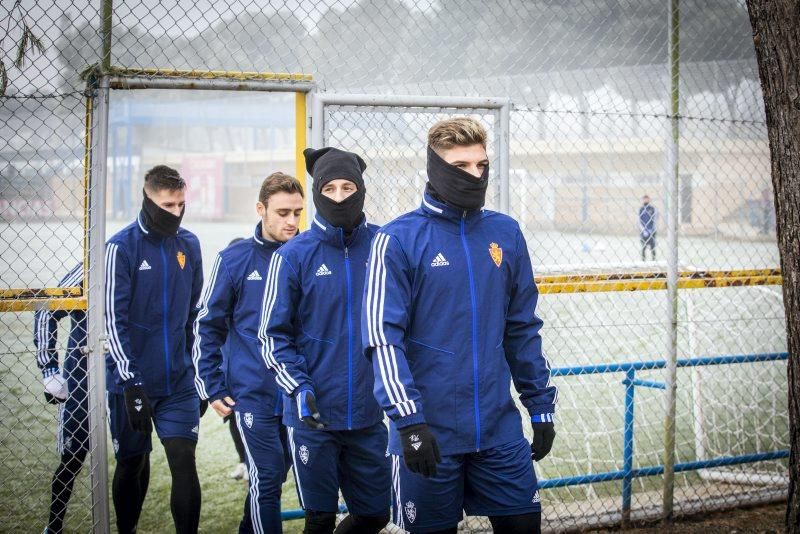 Entrenamiento del 13 de enero del Real Zaragoza