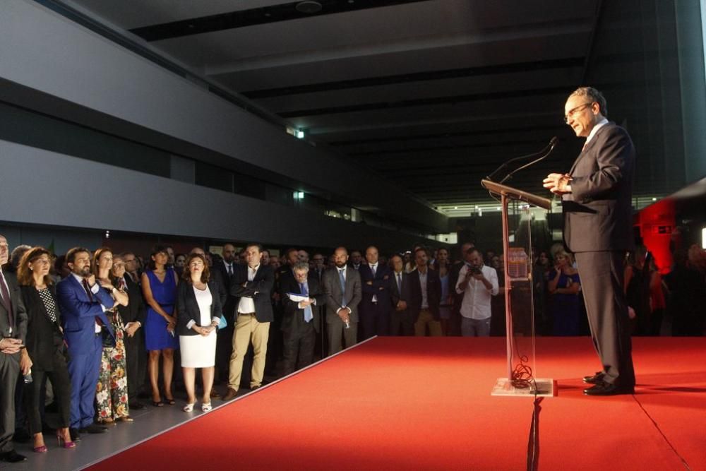 El presidente de Prensa Ibérica, Javier Moll, durante su discurso