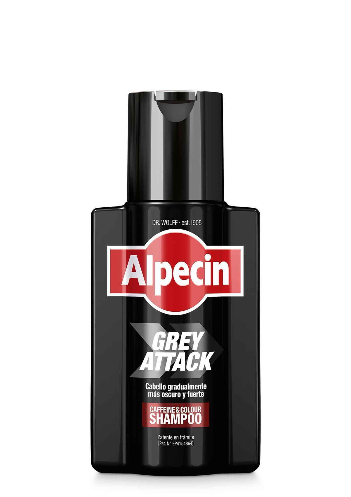 Alpecin Grey Attack: el champú con cafeína + color que reduce gradualmente las canas.