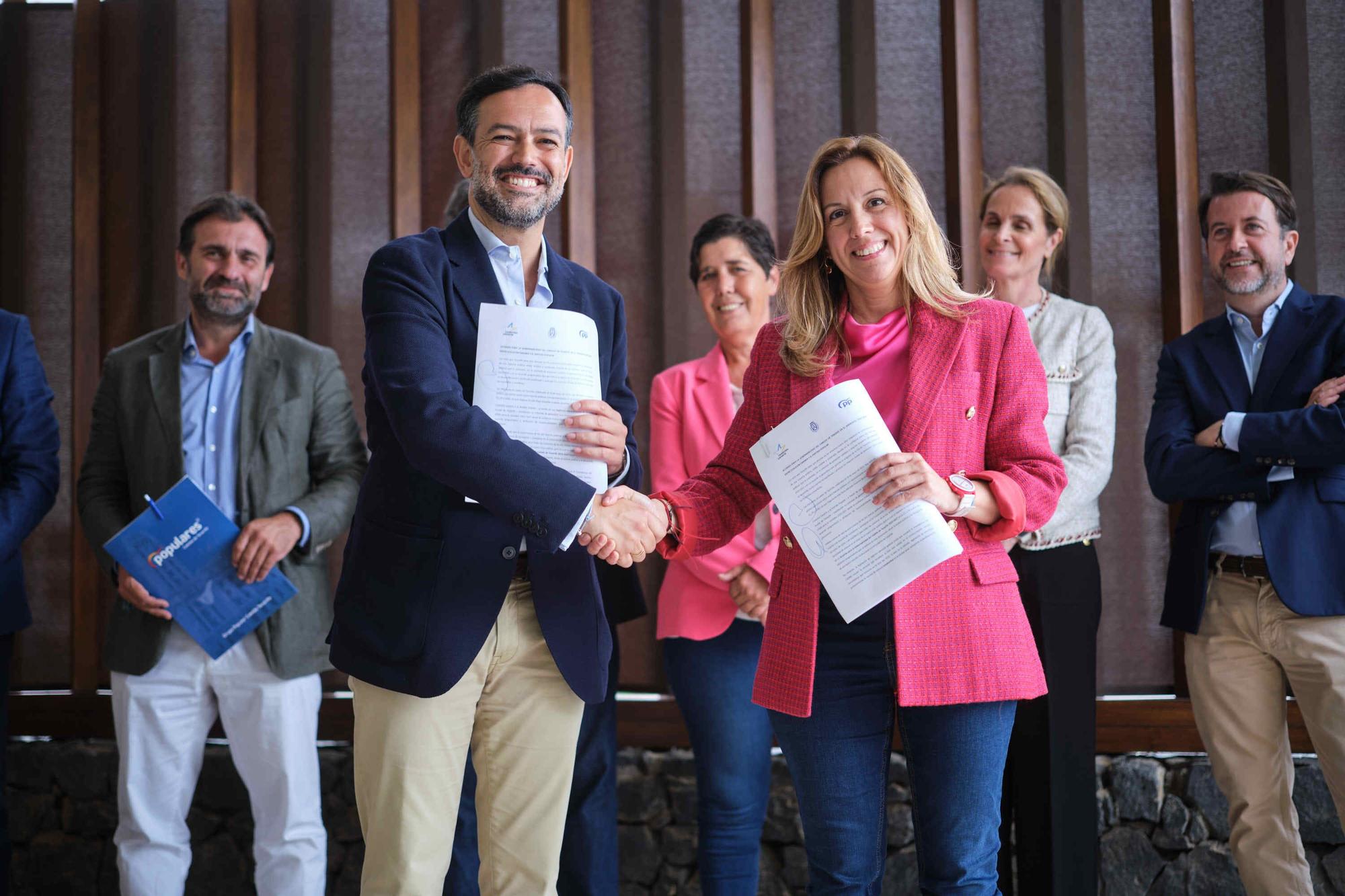 Pacto entre CC y PP en el Cabildo de Tenerife