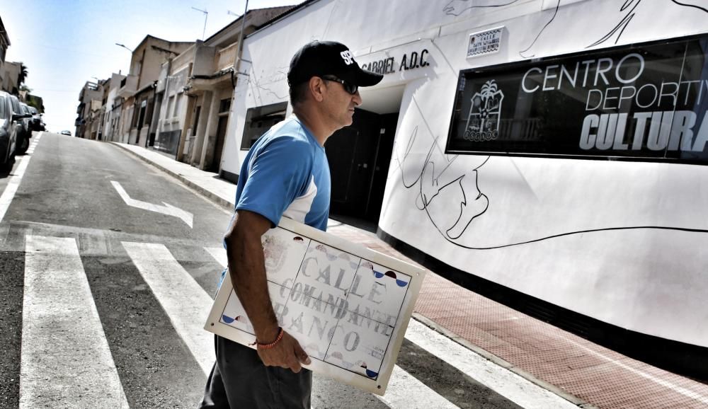 Cambio del callejero franquista