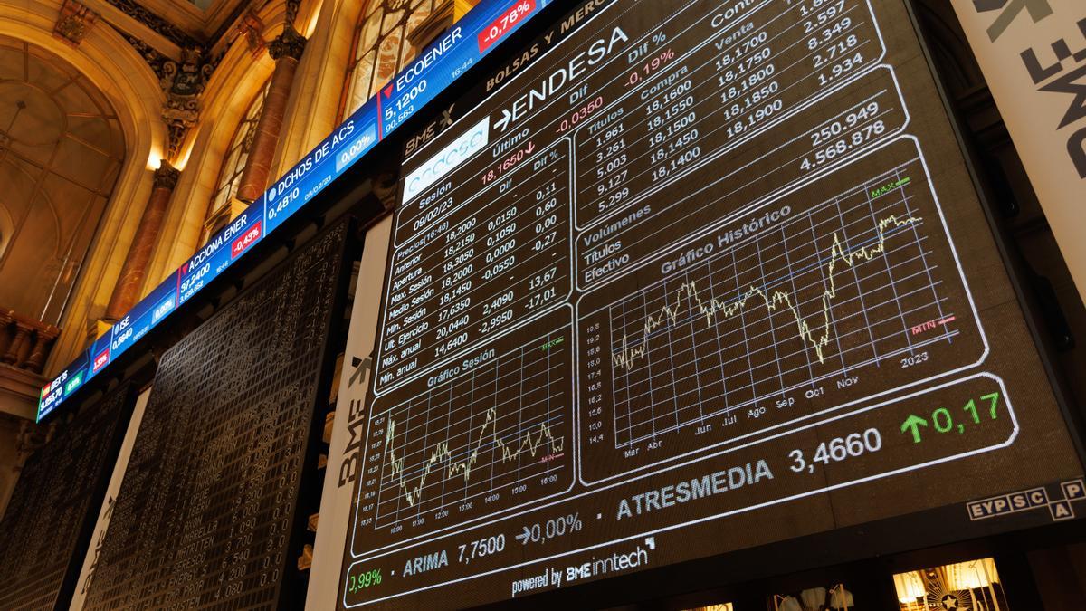 Bolsa | El Ibex 35 se aferra en la apertura a los 9.300 puntos