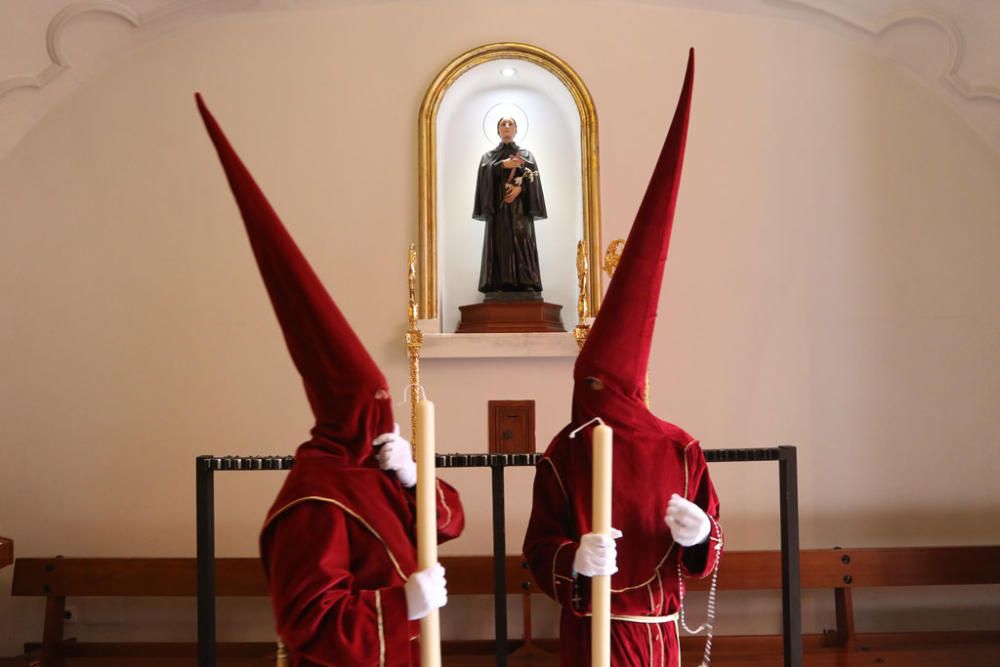 Las imágenes de la procesión de la cofradía de Zamarrilla, en el Jueves Santo de la Semana Santa de Málaga