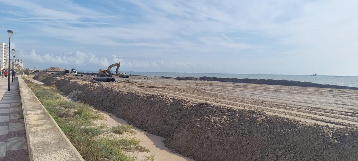 Nuevo aspecto del litoral del Perelló y Sueca.